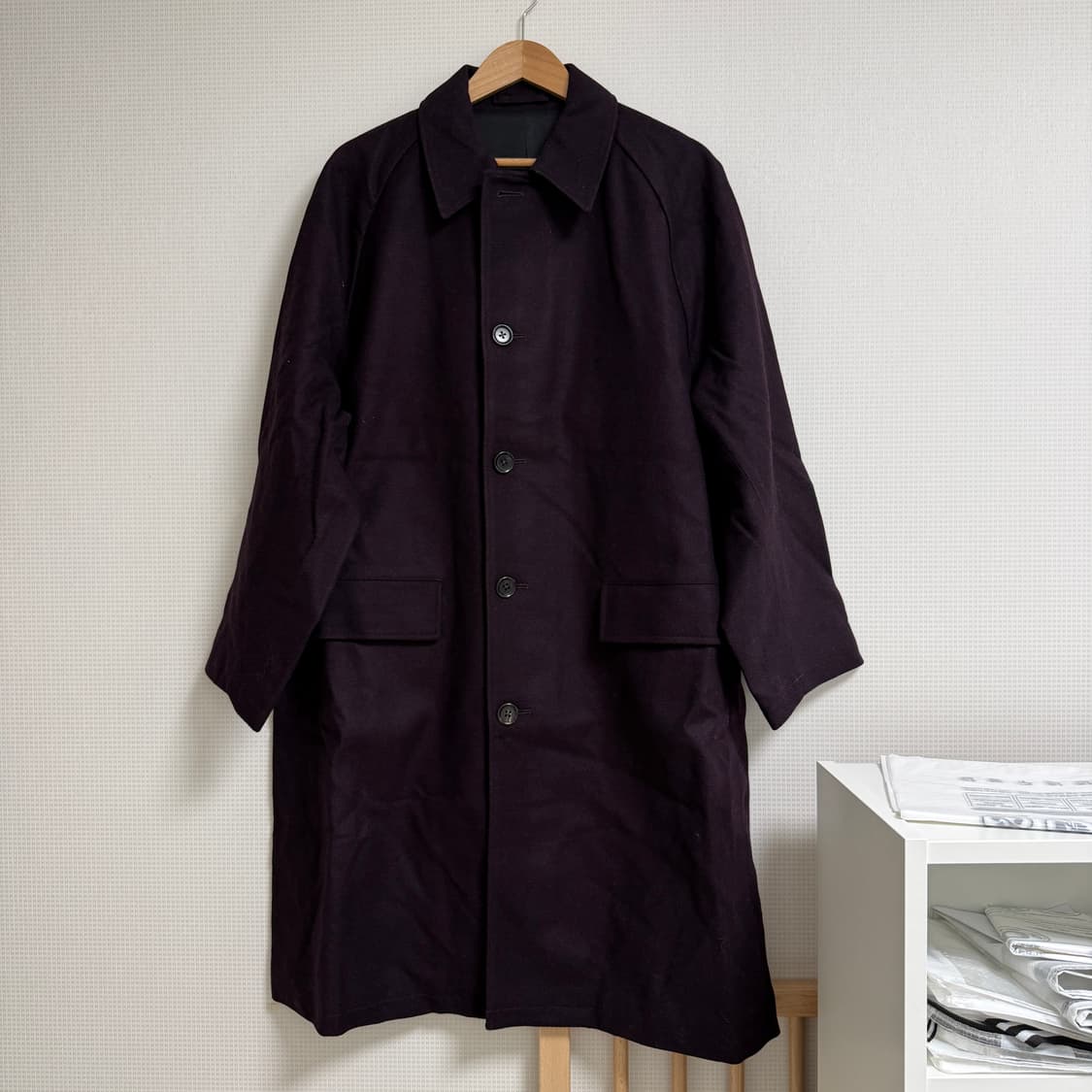 와코마리아 발카라 코트 버건디 상품이미지1