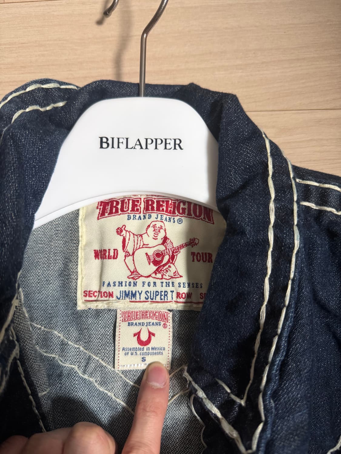 트루릴리젼 지미슈퍼티 빅스티치 자켓 S 상품이미지2