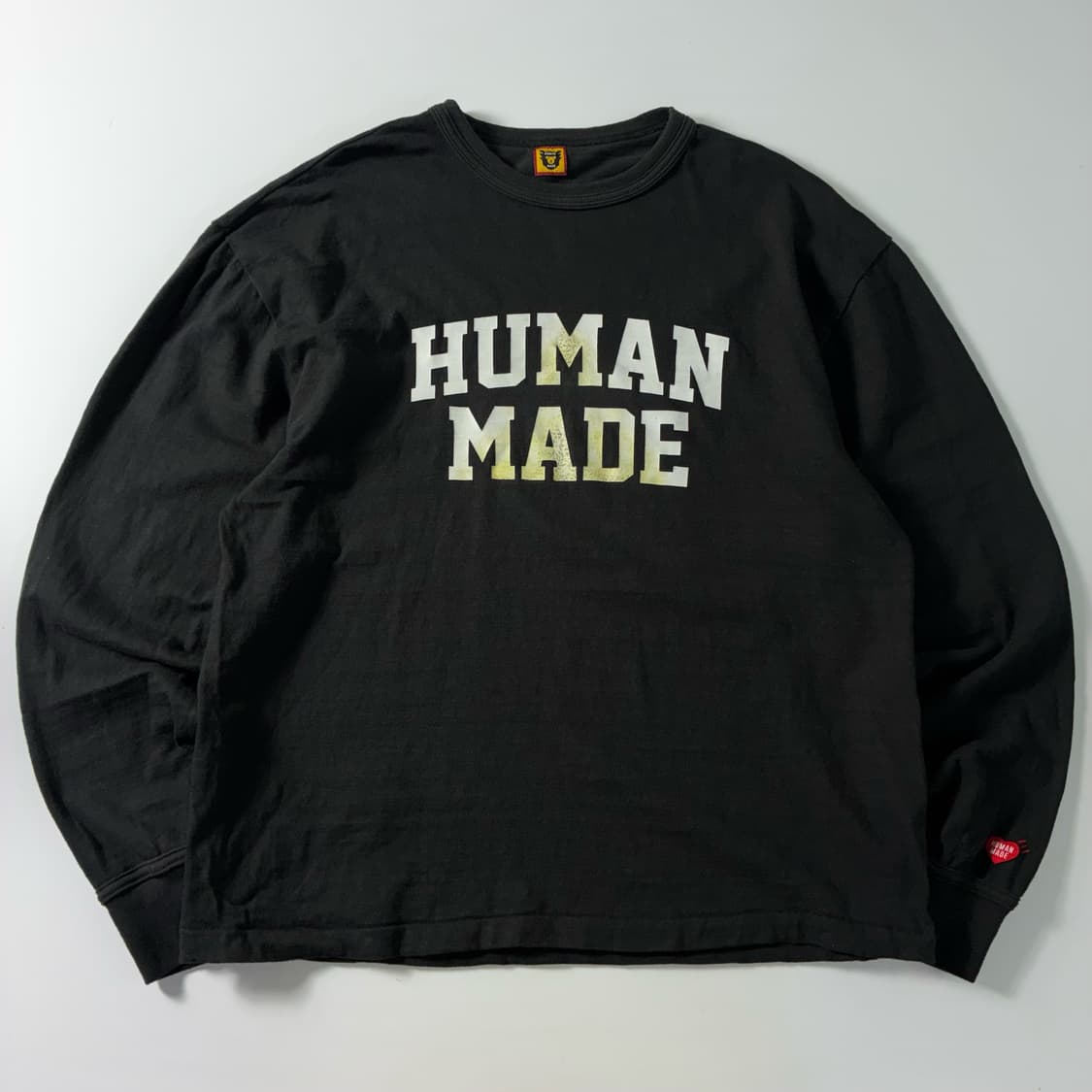Human made  휴먼메이드 스펠아웃 그래픽 블랙 롱슬리브 티셔츠   상품이미지1