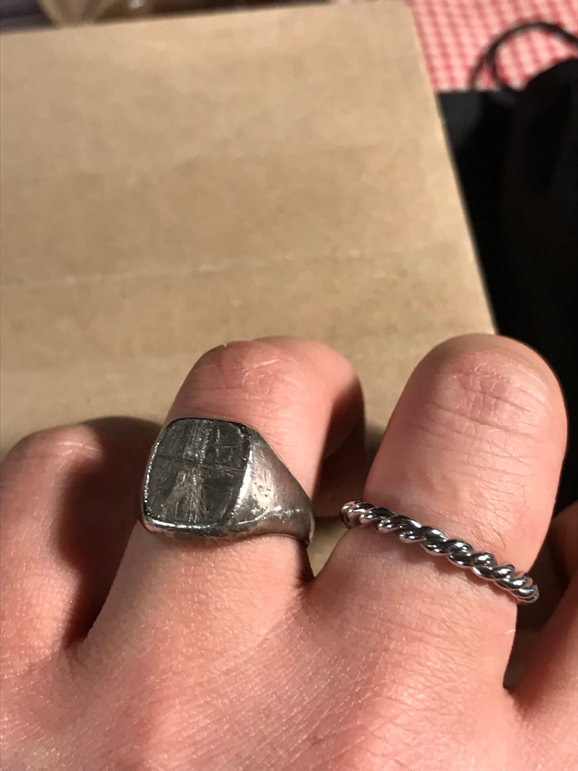 빈티지 써지컬 트위스터 밴드링 상품이미지5