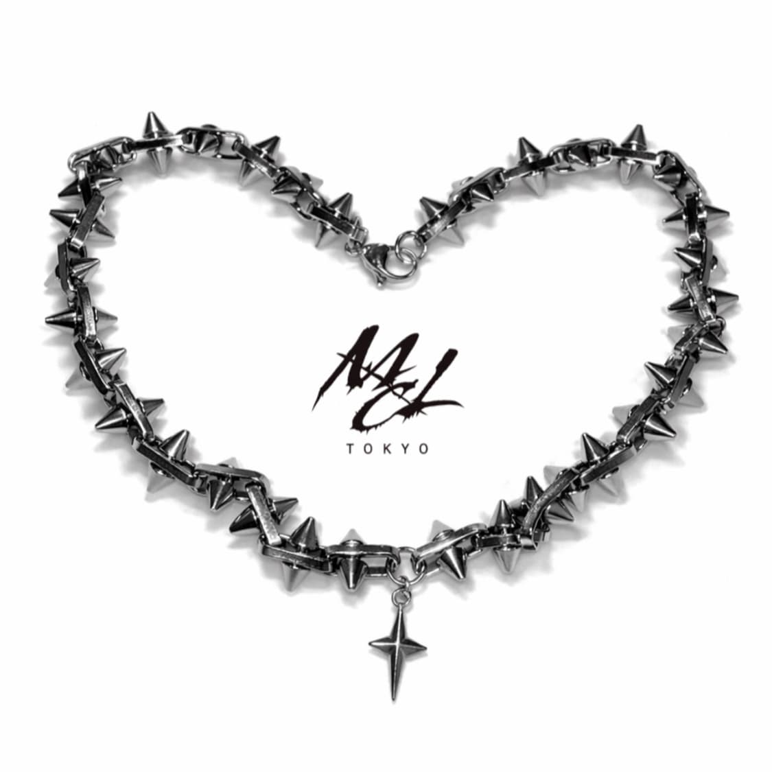 아이돌pick!펑크 십자가 초커 상품이미지1