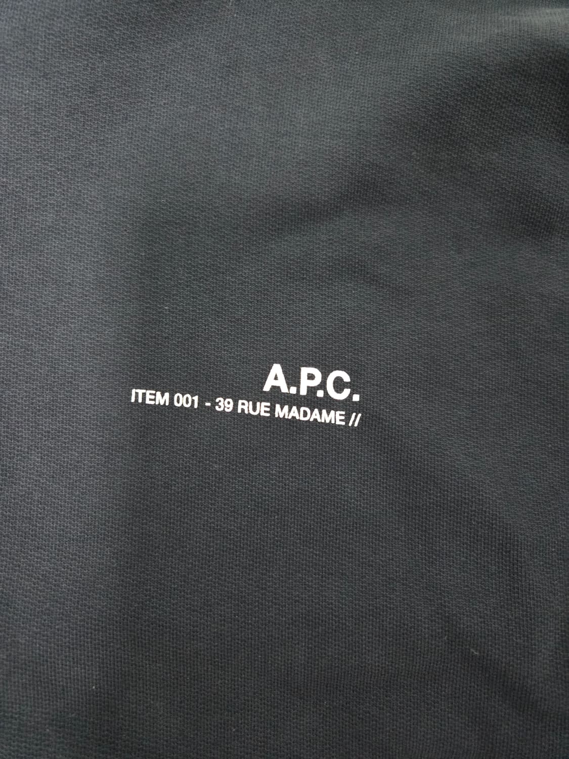 A.P.C. 네이비 후드티 상품이미지2