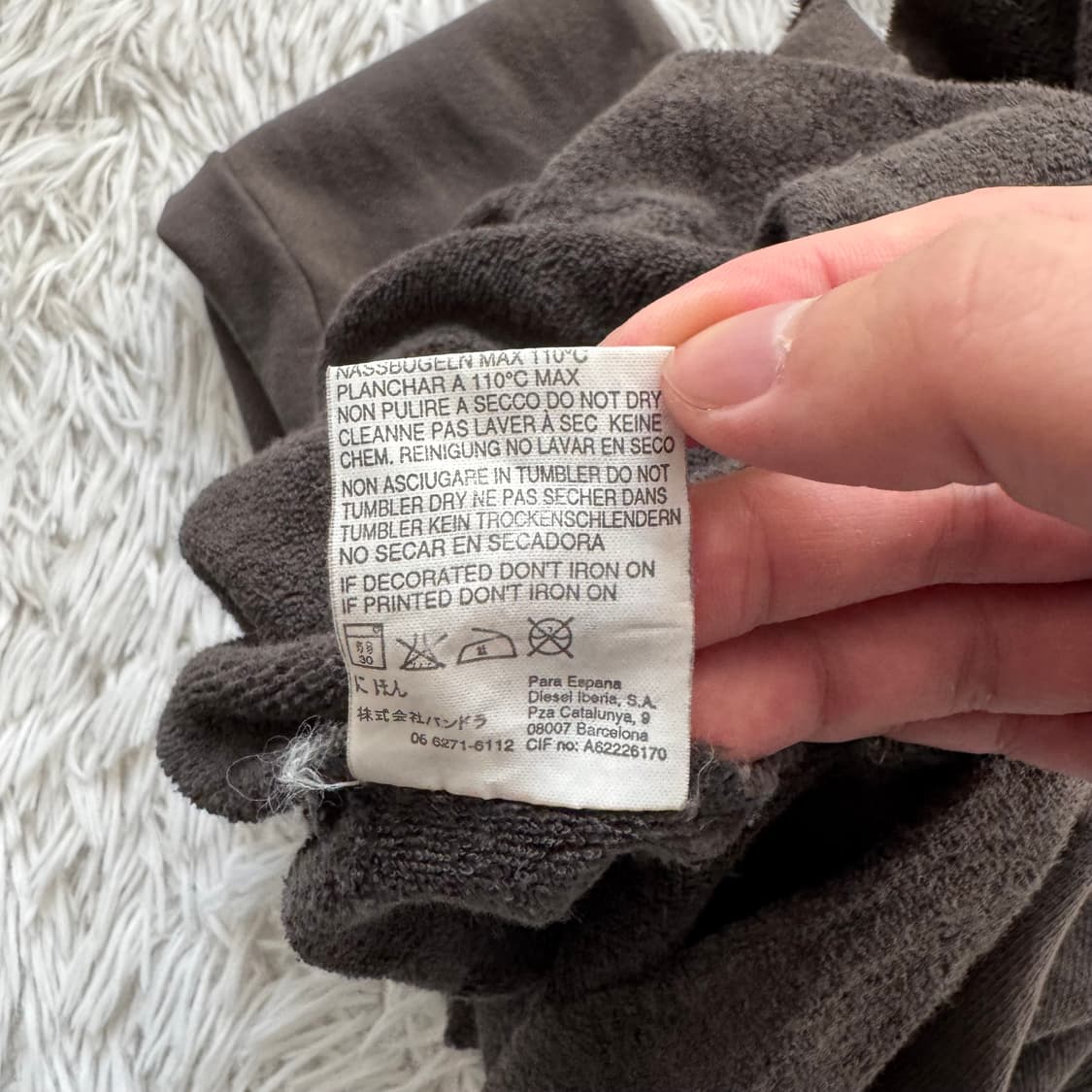 DIESEL 일본빈티지 롱슬리브 디젤 빈티지긴팔 디젤롱슬리브 m 90 상품이미지7