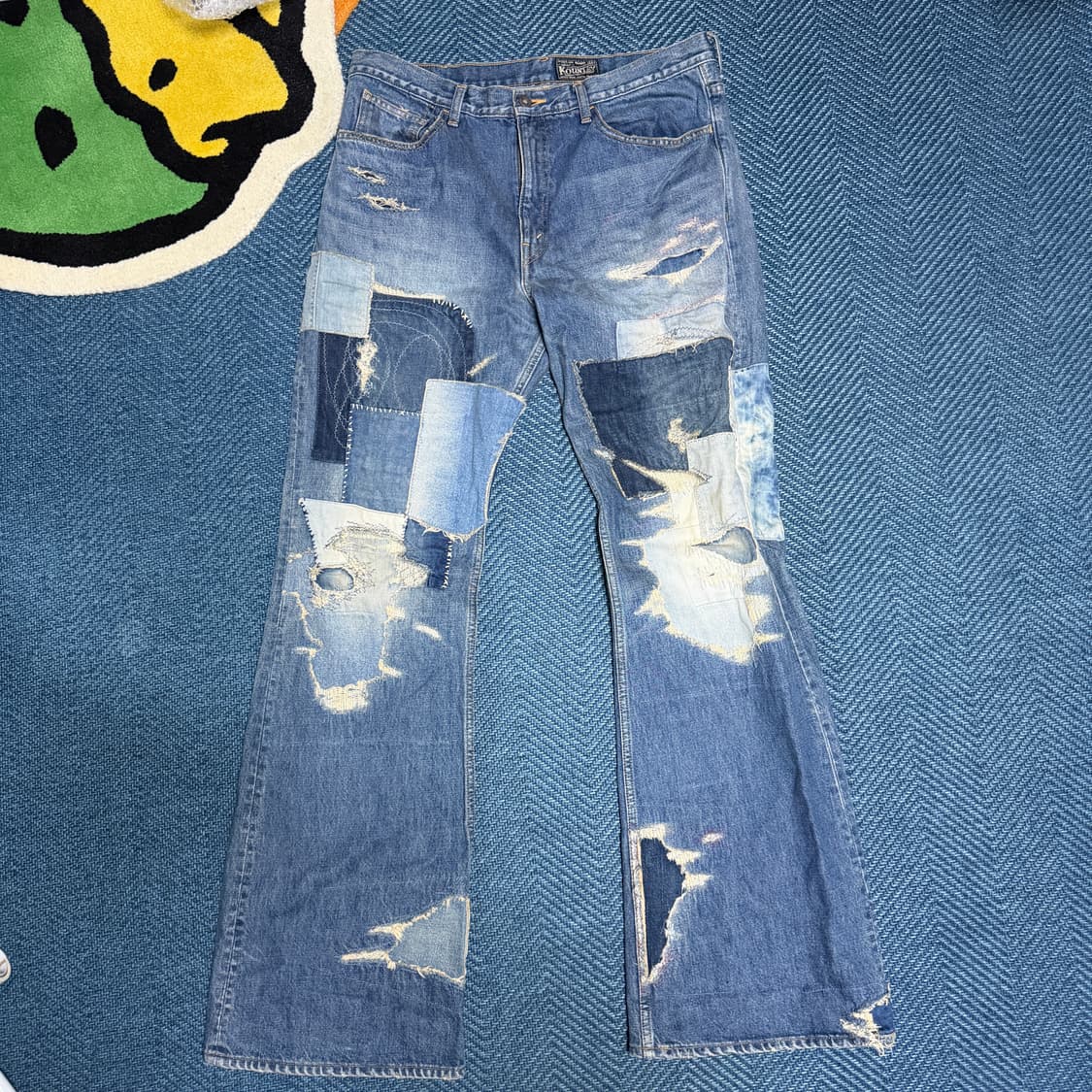 [38]캐피탈 크레이지 딕시 데님 팬츠 인디고 상품이미지1