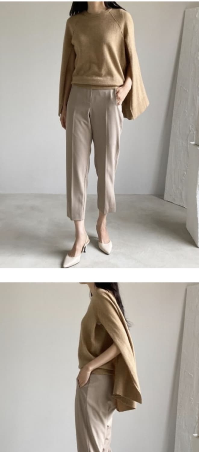 soo&june 캐시미어 케이프니트. ggpx니트스커트 상품이미지1