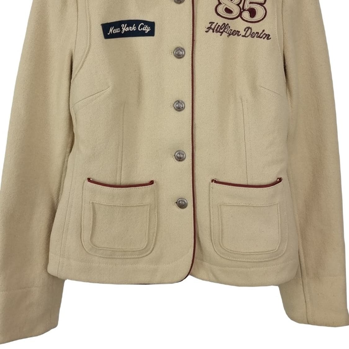 타미힐피거 모직 슬림 바시티 자켓 M16407 상품이미지5