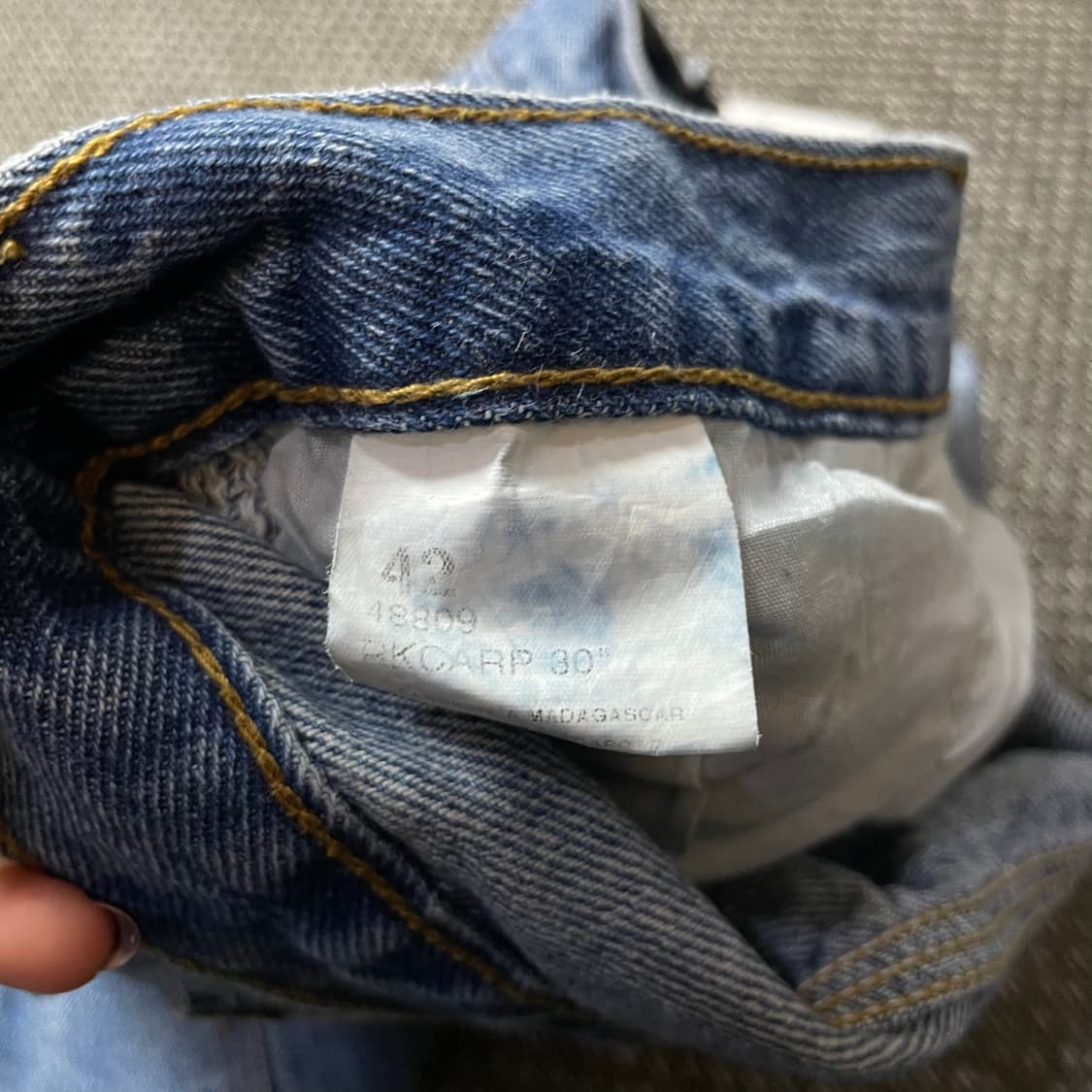  (42) PK 브랜드 백카고 중청 데님 팬츠  상품이미지6