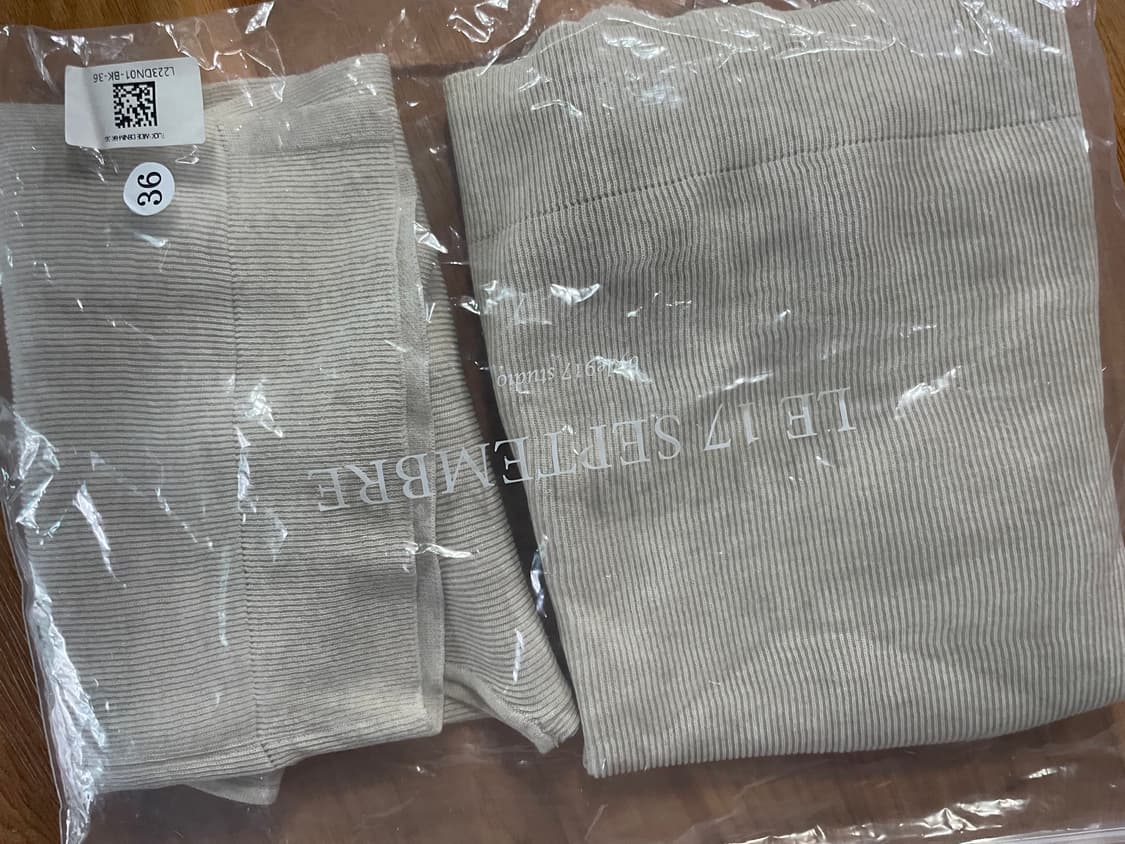 르917 le17septembre COTTON BLEND KNIT & M 상품이미지3