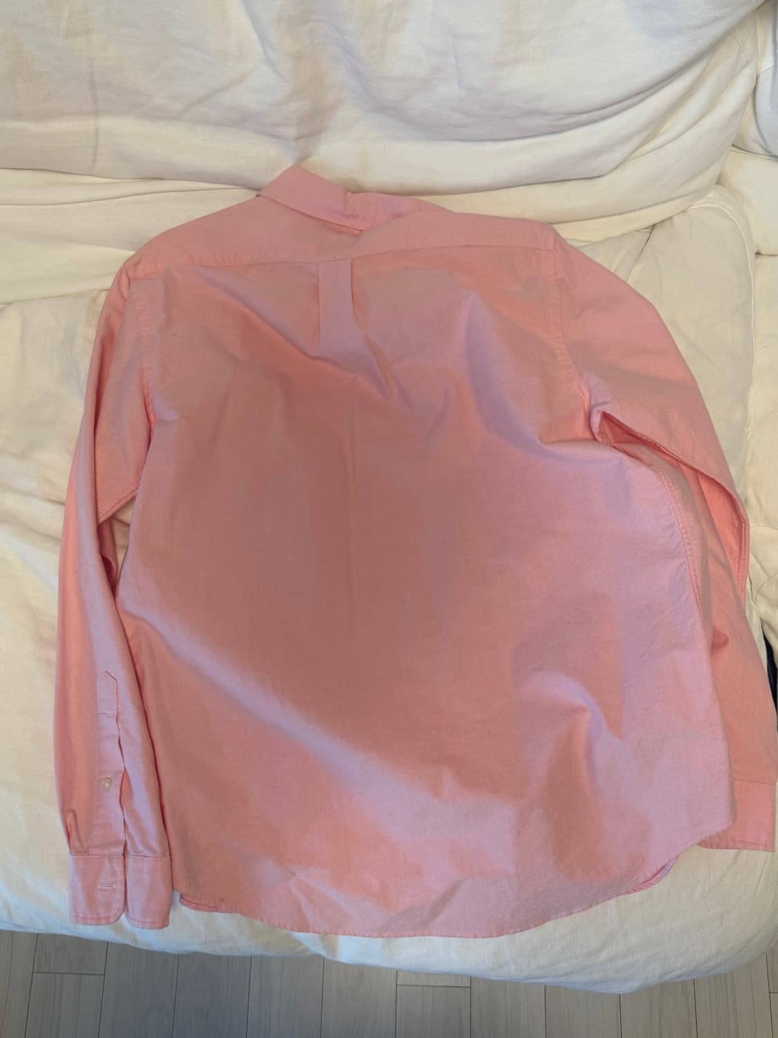 새상품 폴로 랄프로렌 남성 옥스포드 셔츠 핑크 m 상품이미지3