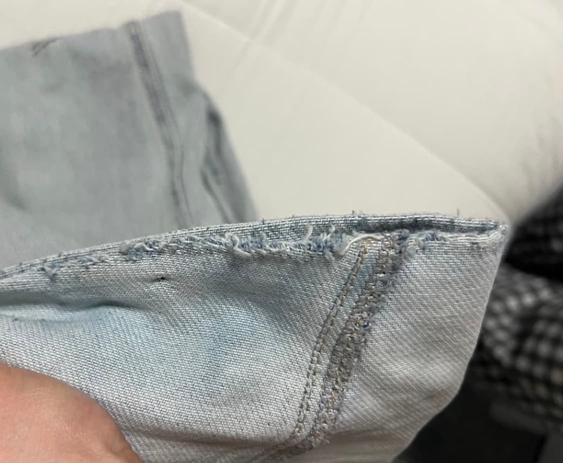 미스치프 Lazy drop jean light blue M 상품이미지4