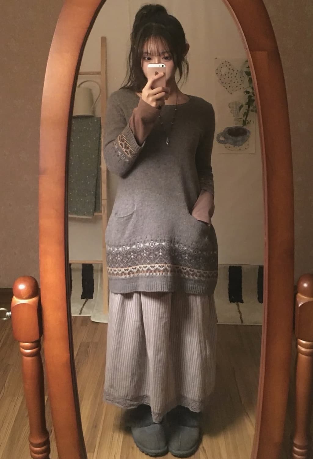 모리걸 포켓원피스 스커트 세트 상품이미지1