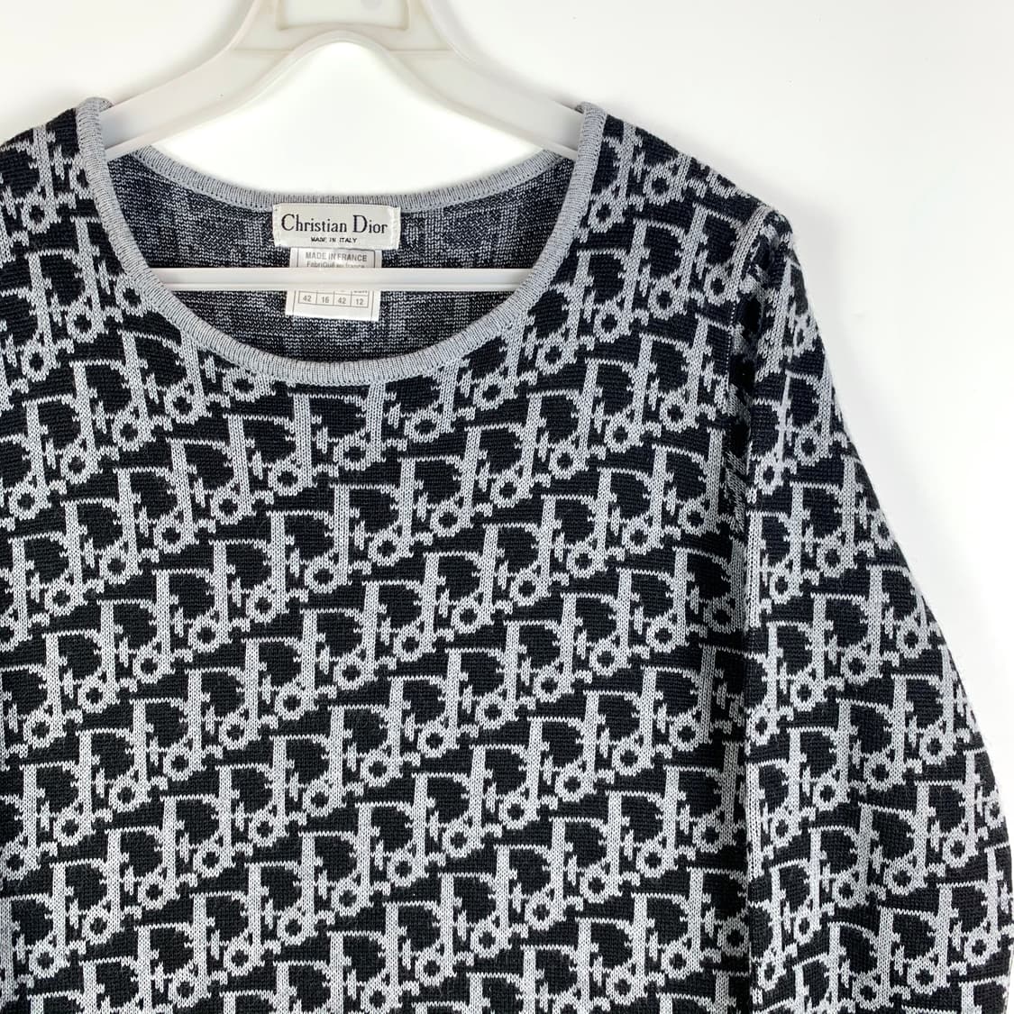 크리스챤 디올 90’s 오블리크 모노그램 니트 상품이미지4