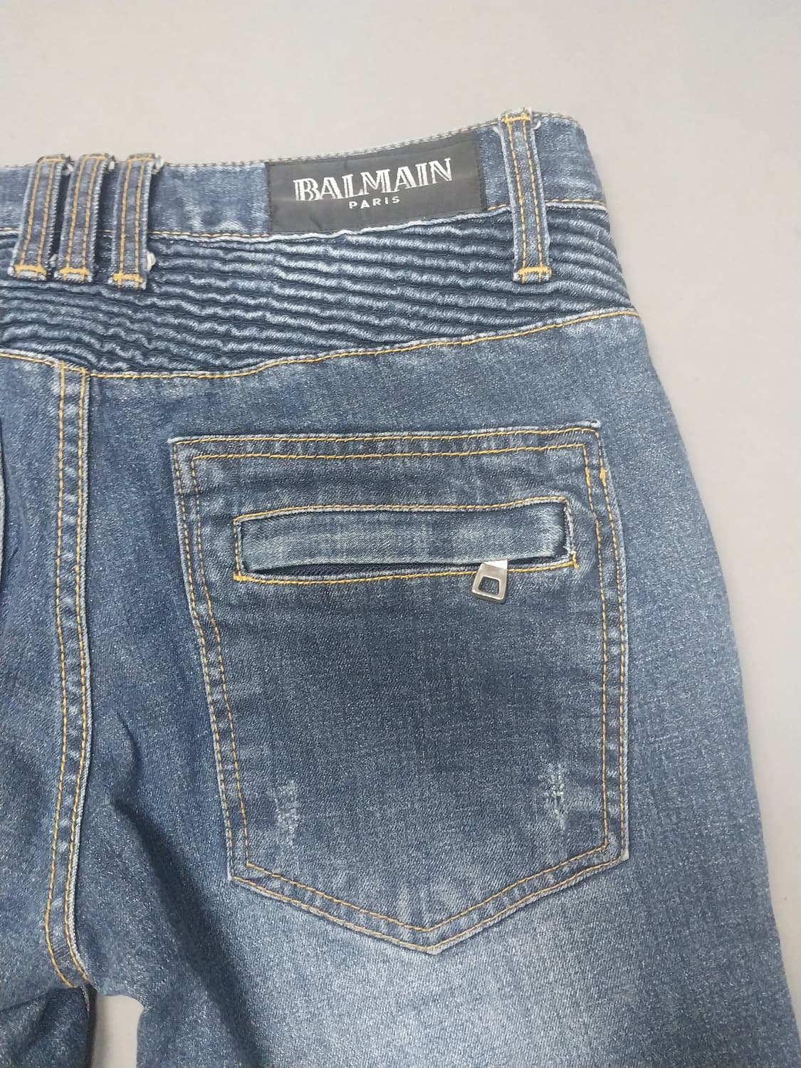 [30] 발망 스크래치 슬림 바이커진 청바지 상품이미지9