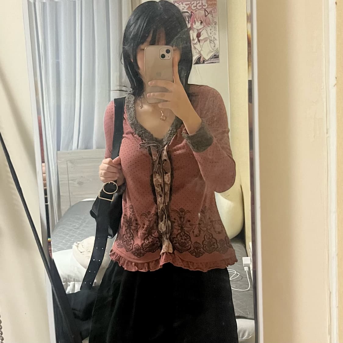 엑시즈팜 여리핏 겨울 리본도트 티셔츠 상품이미지9