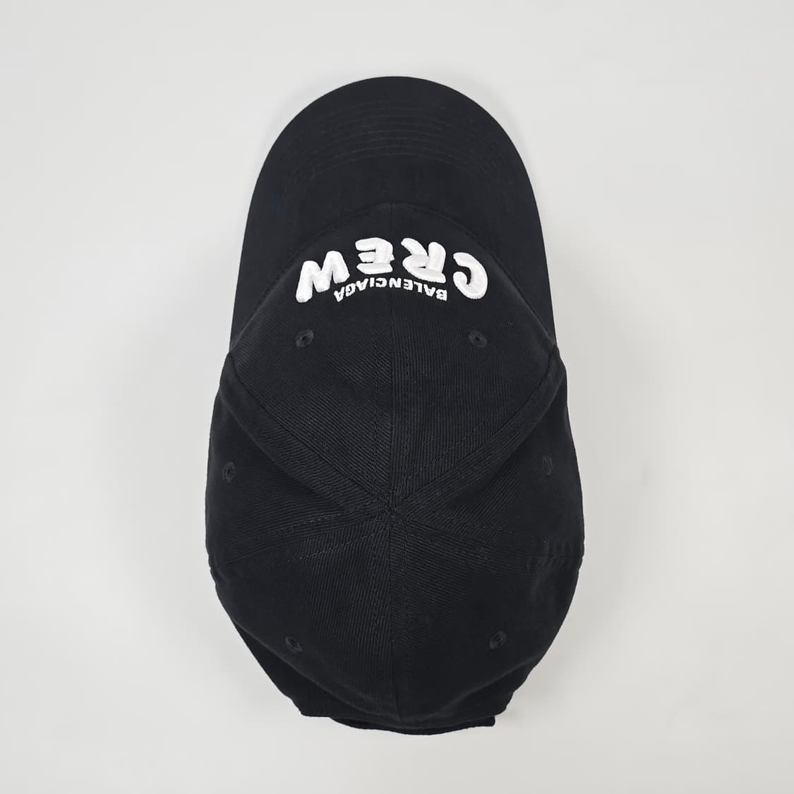 발렌시아가 프론트 크루 로고 블랙 베이스볼 캡 ( 58cm ) 상품이미지6
