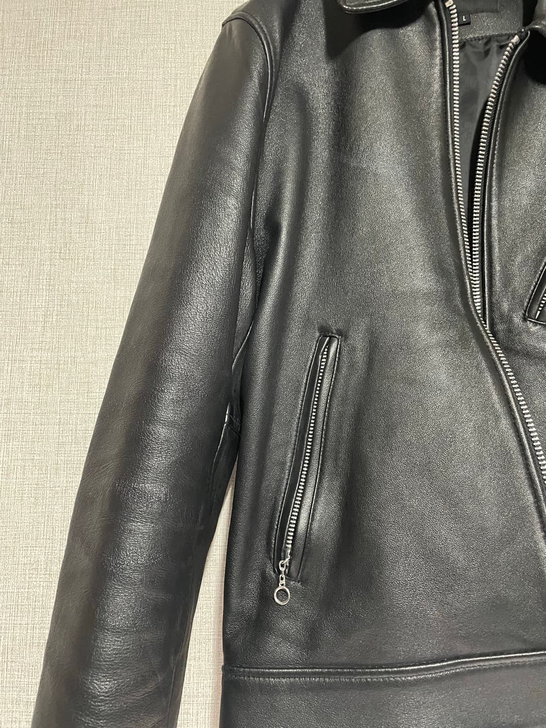 러커즈 싱글라이더 투웨이 양가죽 자켓 L 상품이미지3