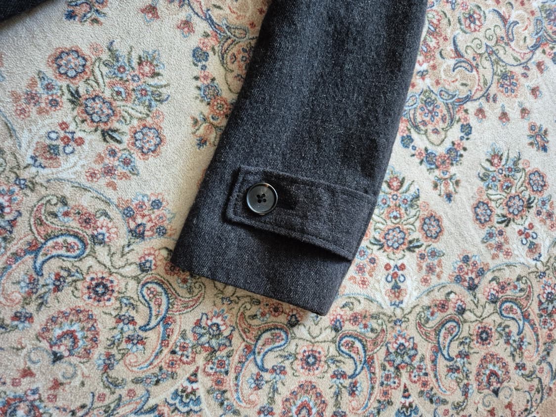 와코마리아 히든 버튼 싱글 코트. 상품이미지2