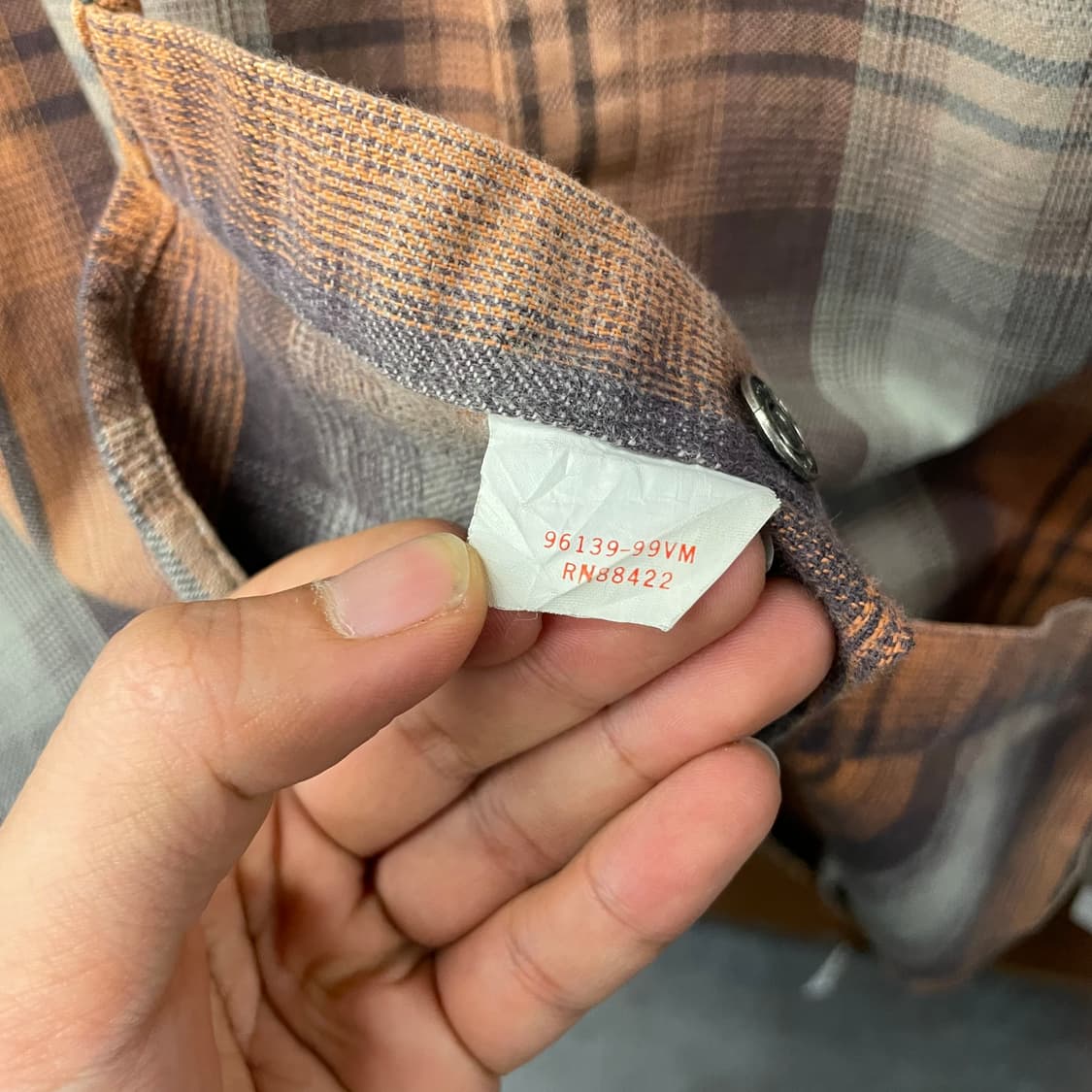 할리데이비슨 디스트레스드 포켓 로고 멀티 체크 셔츠 상품이미지8