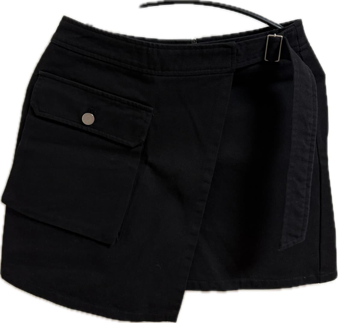 랩스커트 블랙 상품이미지1