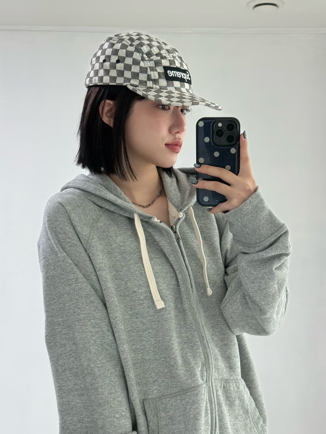 슈프림 체커보드 캡 상품이미지3