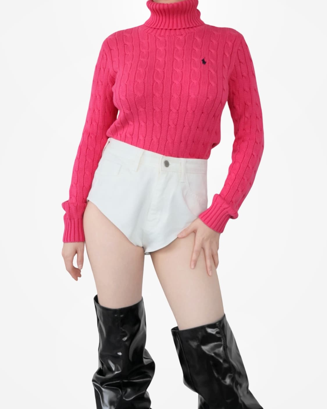 Ralph Lauren Cable Knit Turtleneck Sweat 상품이미지4