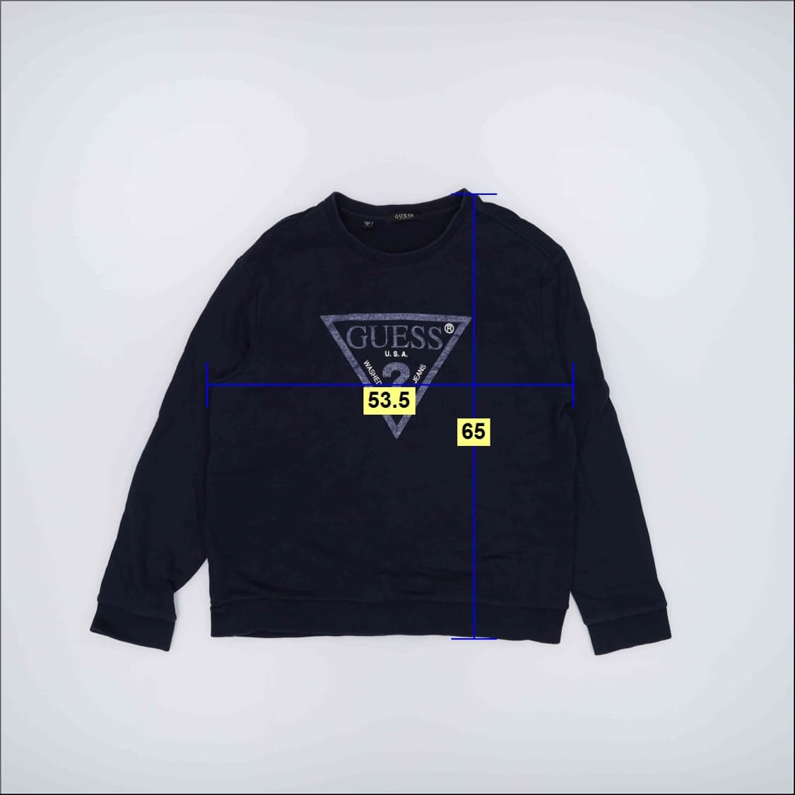 [XL] 게스 트라이앵글 빅로고 맨투맨 스웻셔츠 0112J 상품이미지6