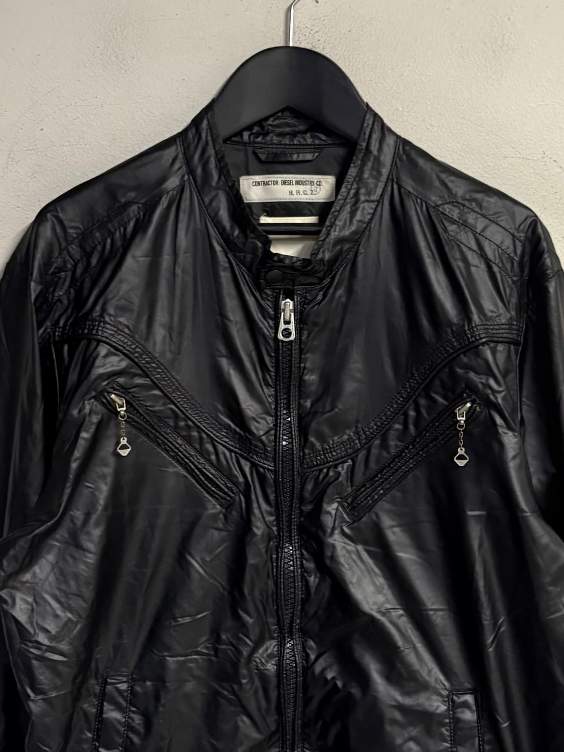 DIESEL nylon moto jacket  상품이미지2