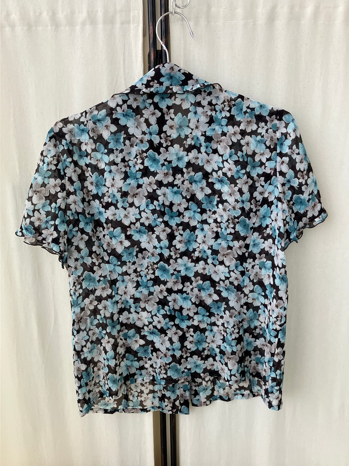  sky flower frill blouse 상품이미지7