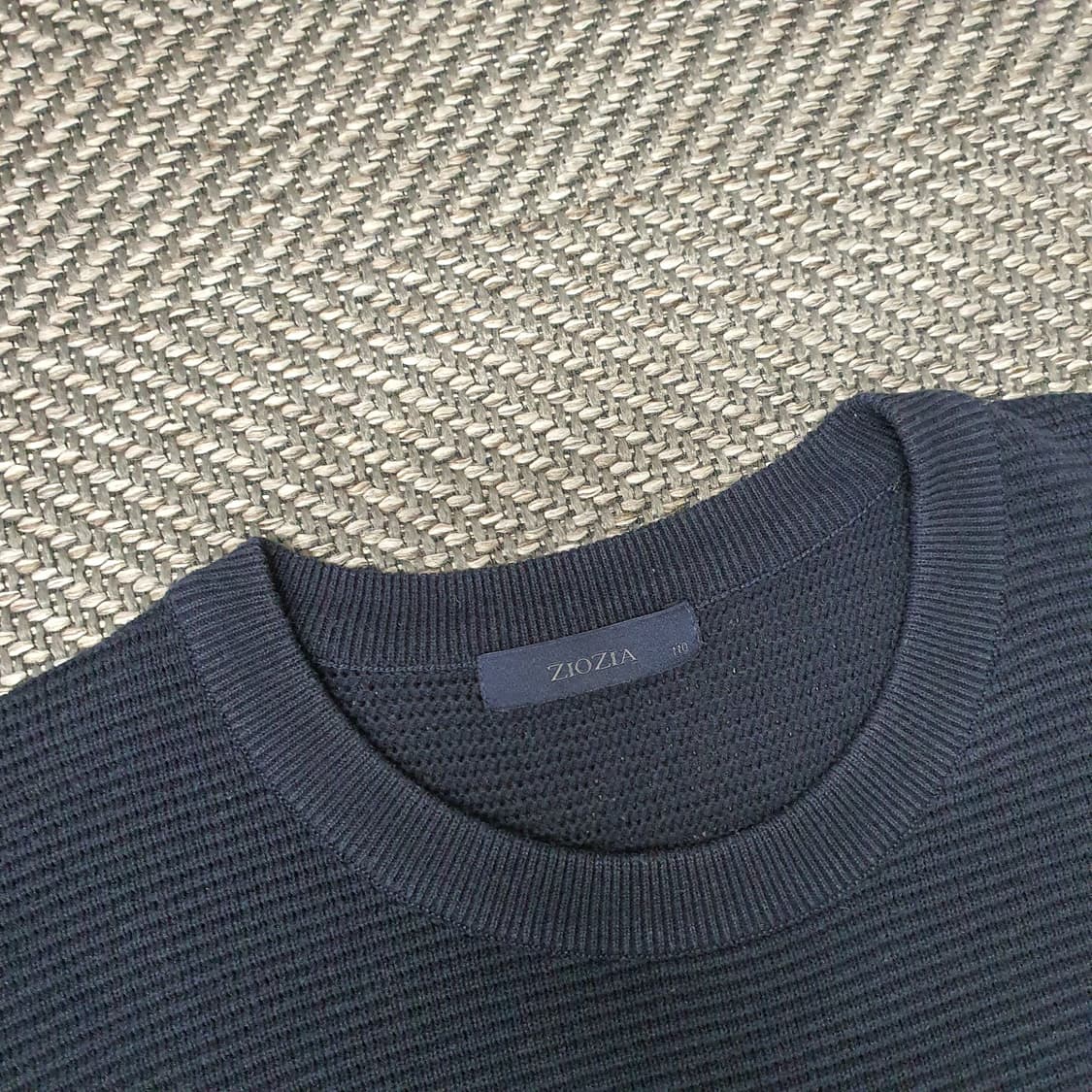 지오지아 긴소매 면니트 남자105~110 상품이미지2