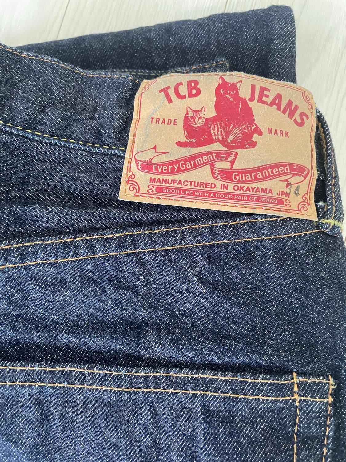 TCB Jeans 50s 셀비지 데님 상품이미지1