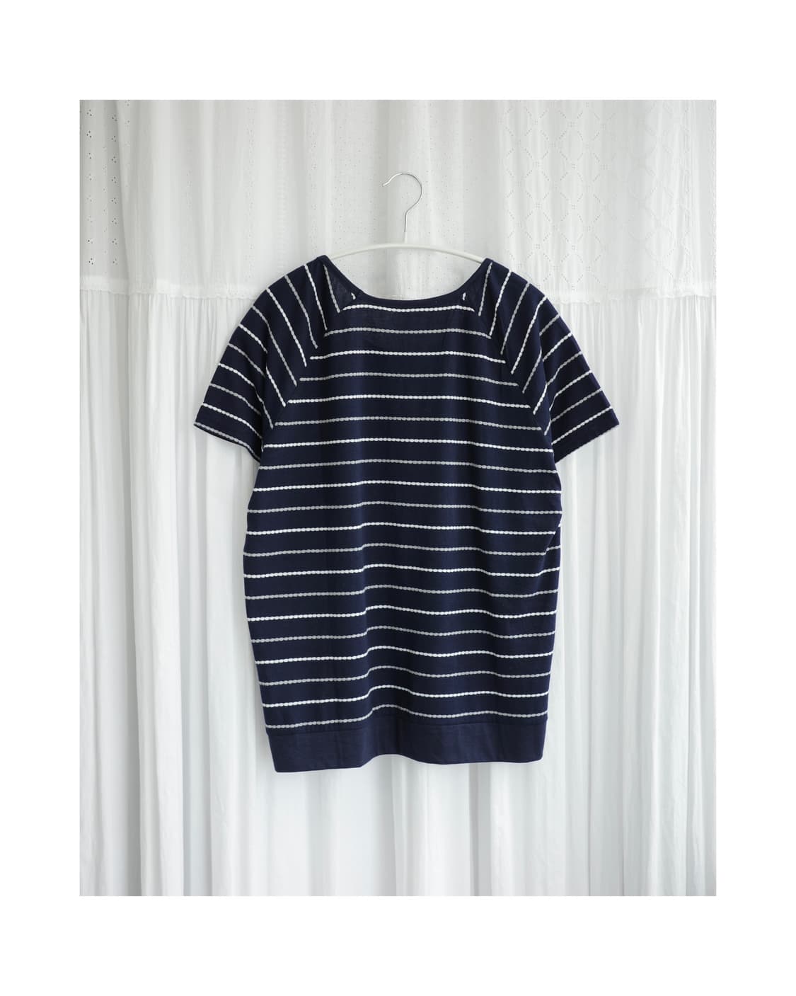 Datum line stripe round tee 상품이미지5