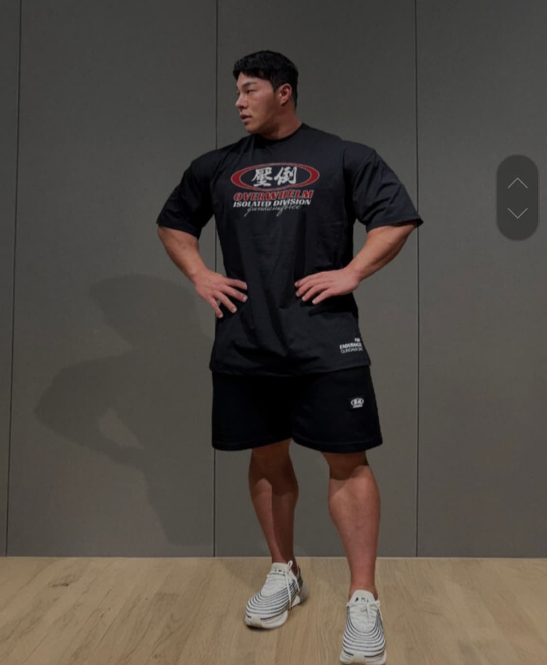 압도 올라운더 컬러원형 블랙레드 xl 새상품 상품이미지2