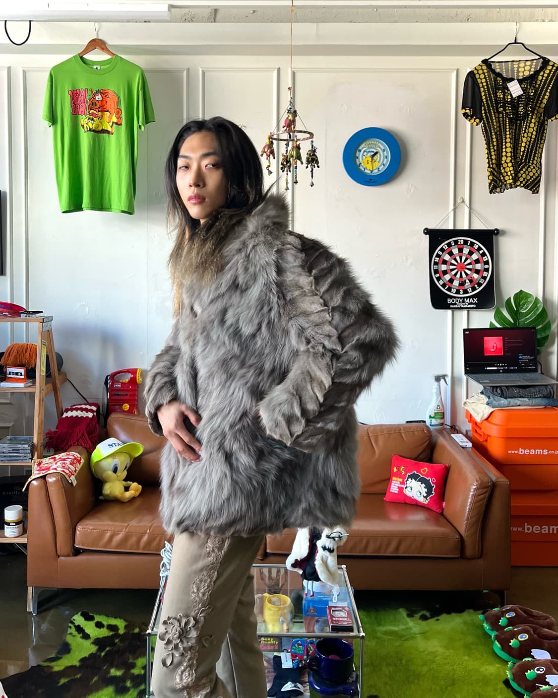 SAGA European Silver Fox For Coat 상품이미지2