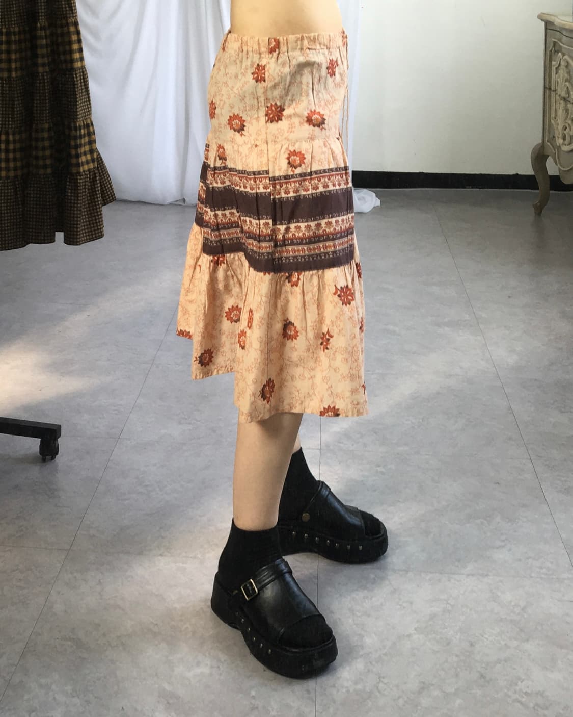 Ethnic pattern skirt 상품이미지5