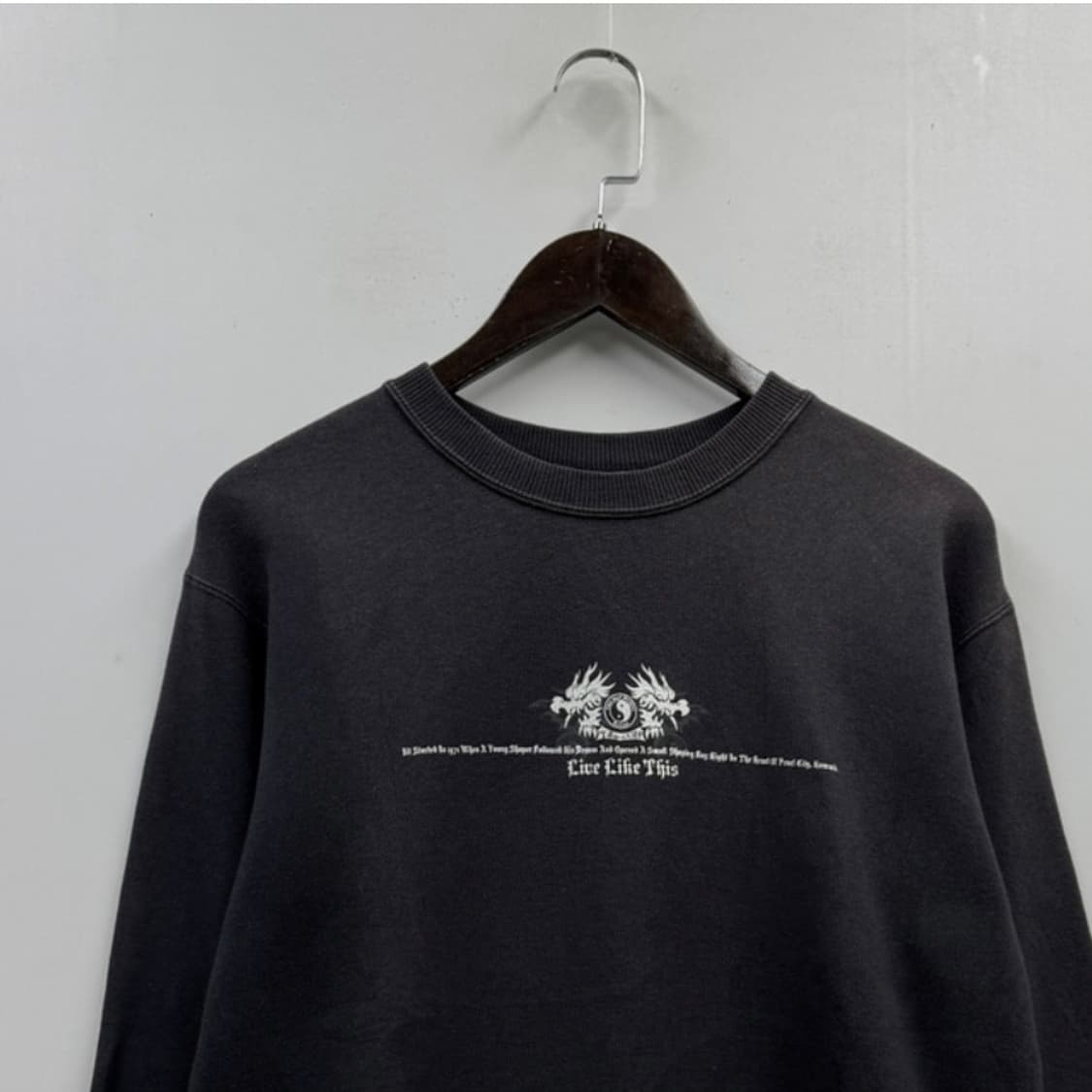 T&C SURF DESIGNS 맨투맨 y2k 빈티지 펑크 고스 상품이미지3