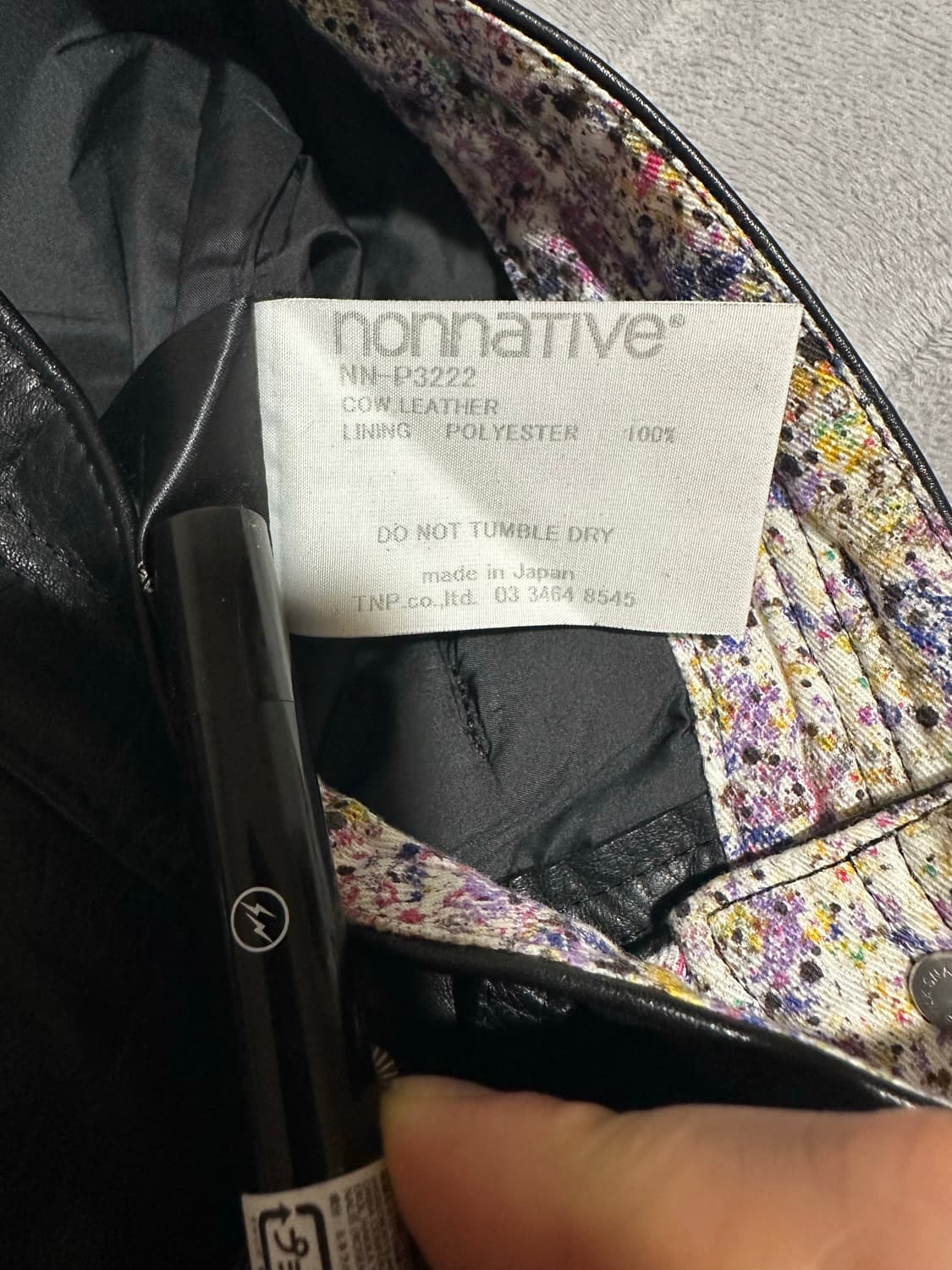 Nonnative Cow Leather Pants 상품이미지7