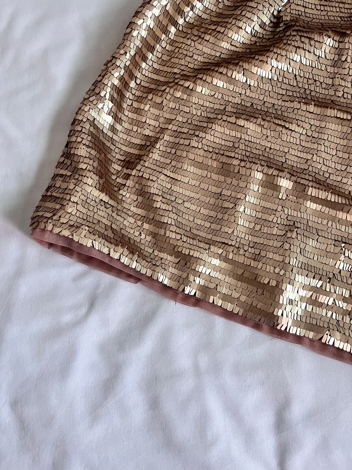 Gold sequin mini skirt 상품이미지3