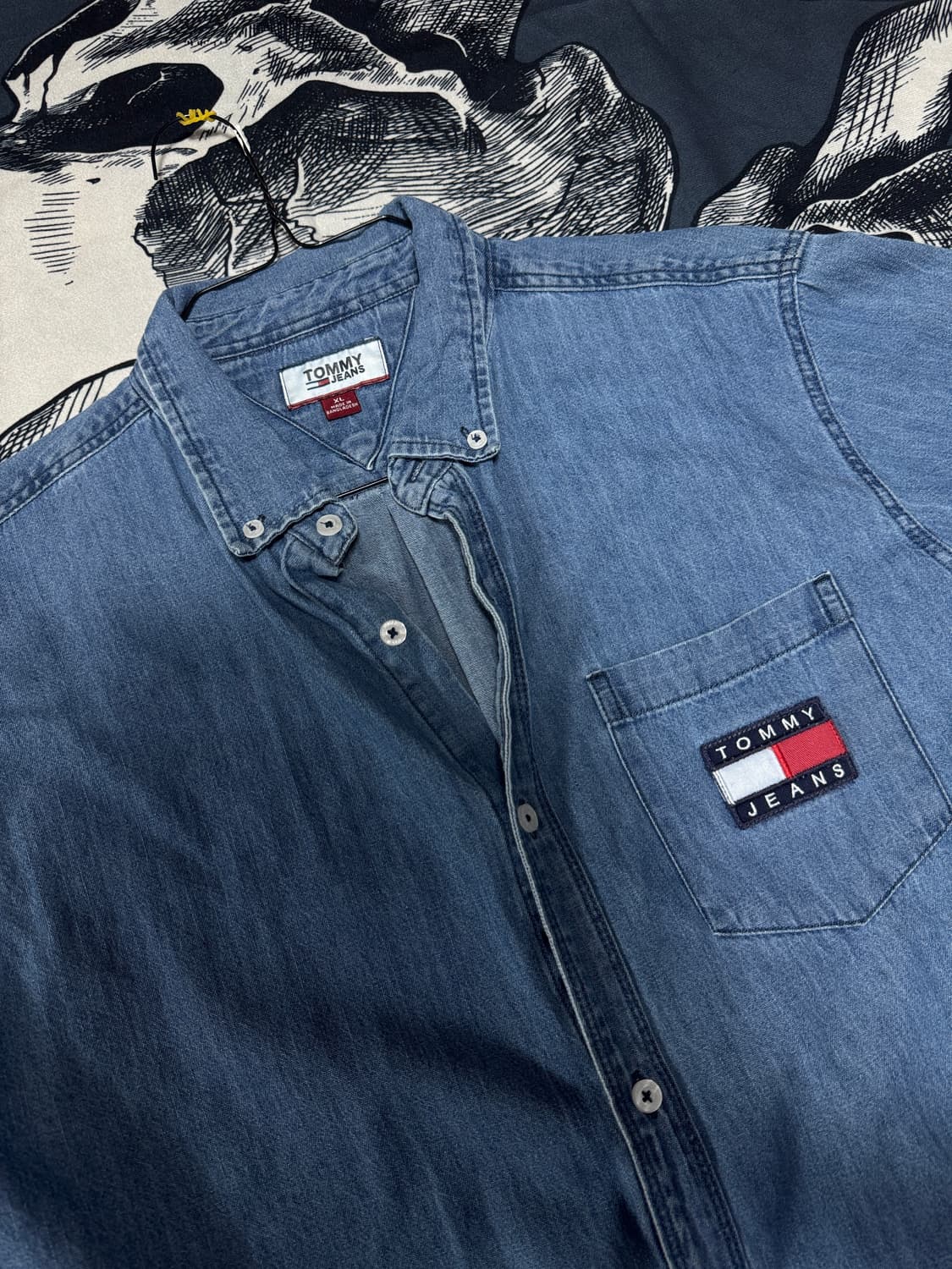 타미힐피거 데님셔츠 XL사이즈  상품이미지2