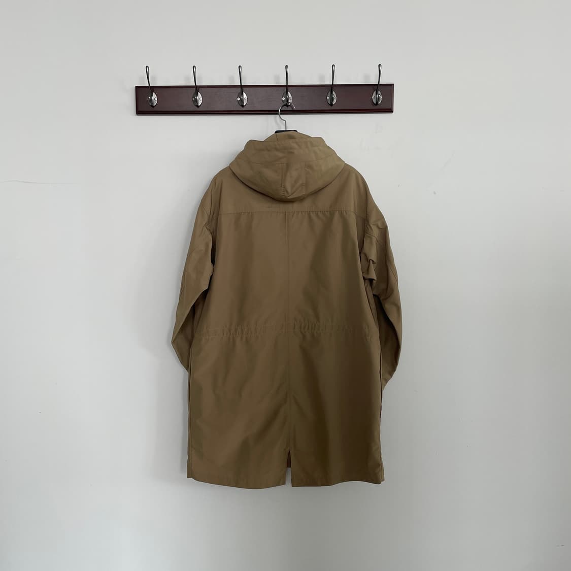 코스 녹갈색 후드 야상 점퍼 코트 상품이미지3