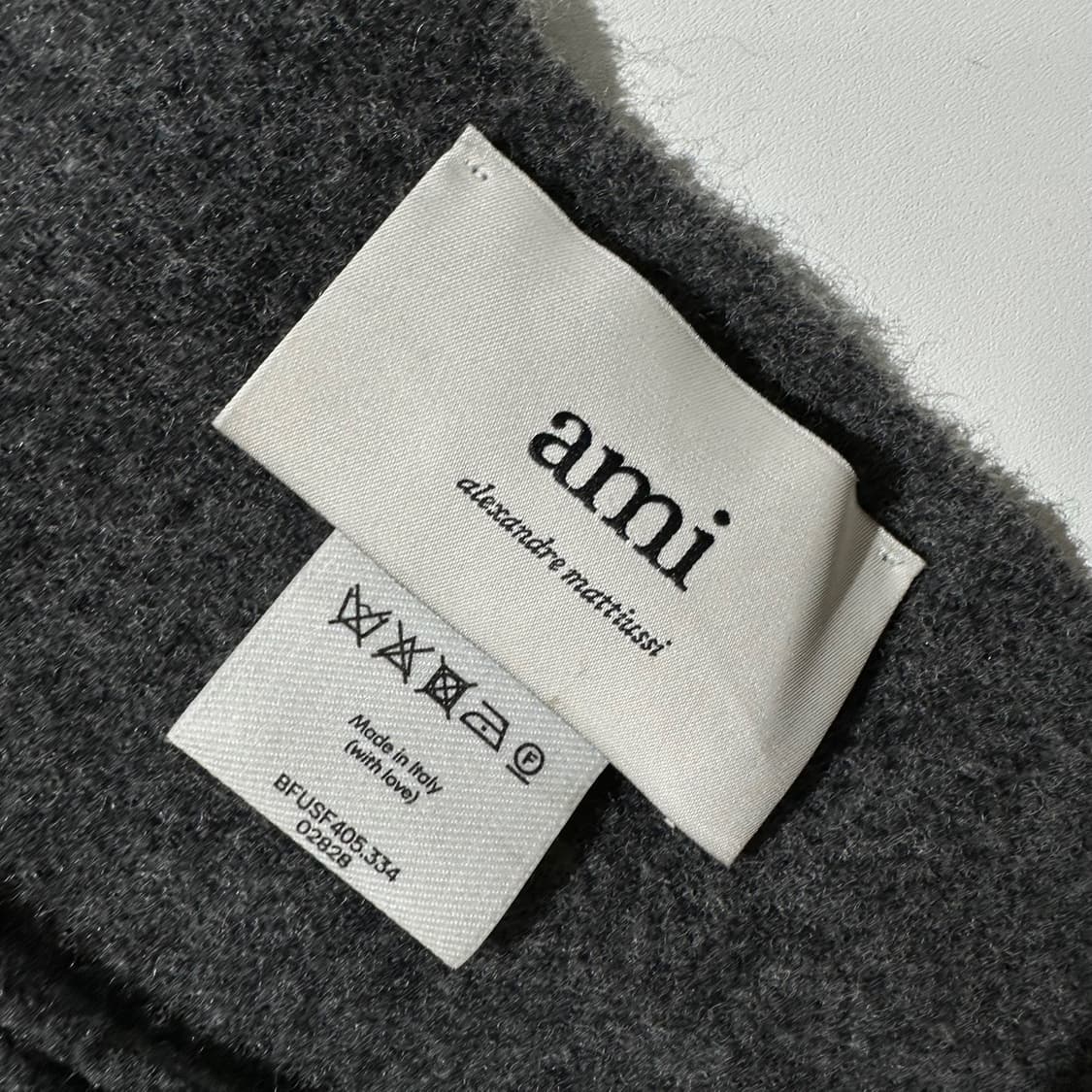 아미 하트로고 울 머플러 목도리 상품이미지5