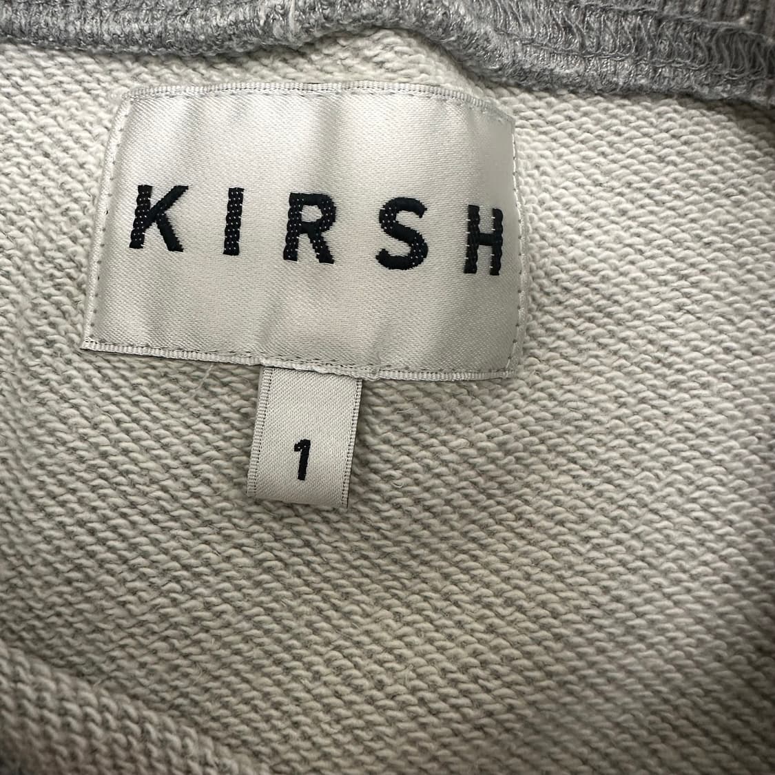 키르시 체리 프린팅 맨투맨 그레이 사이즈 1 상품이미지4