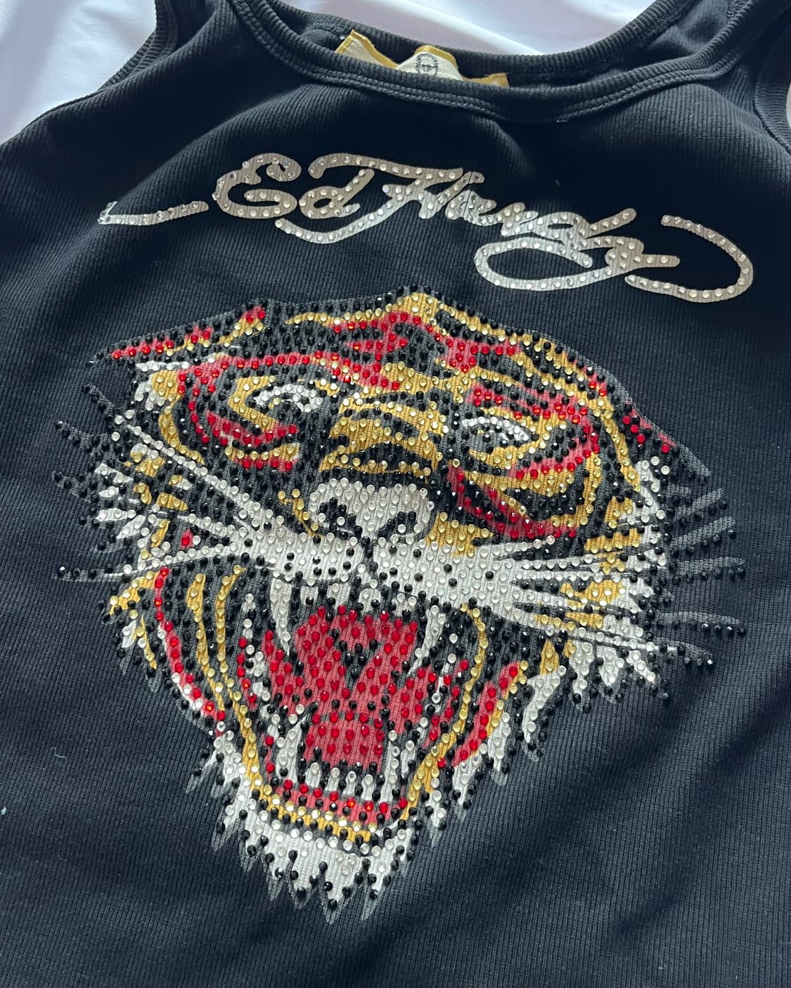 Ed hardy rhinestone tiger tank s 상품이미지2