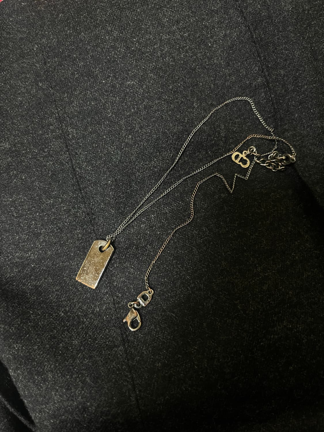 급처) 디올 흑장 블랙목걸이 상품이미지2