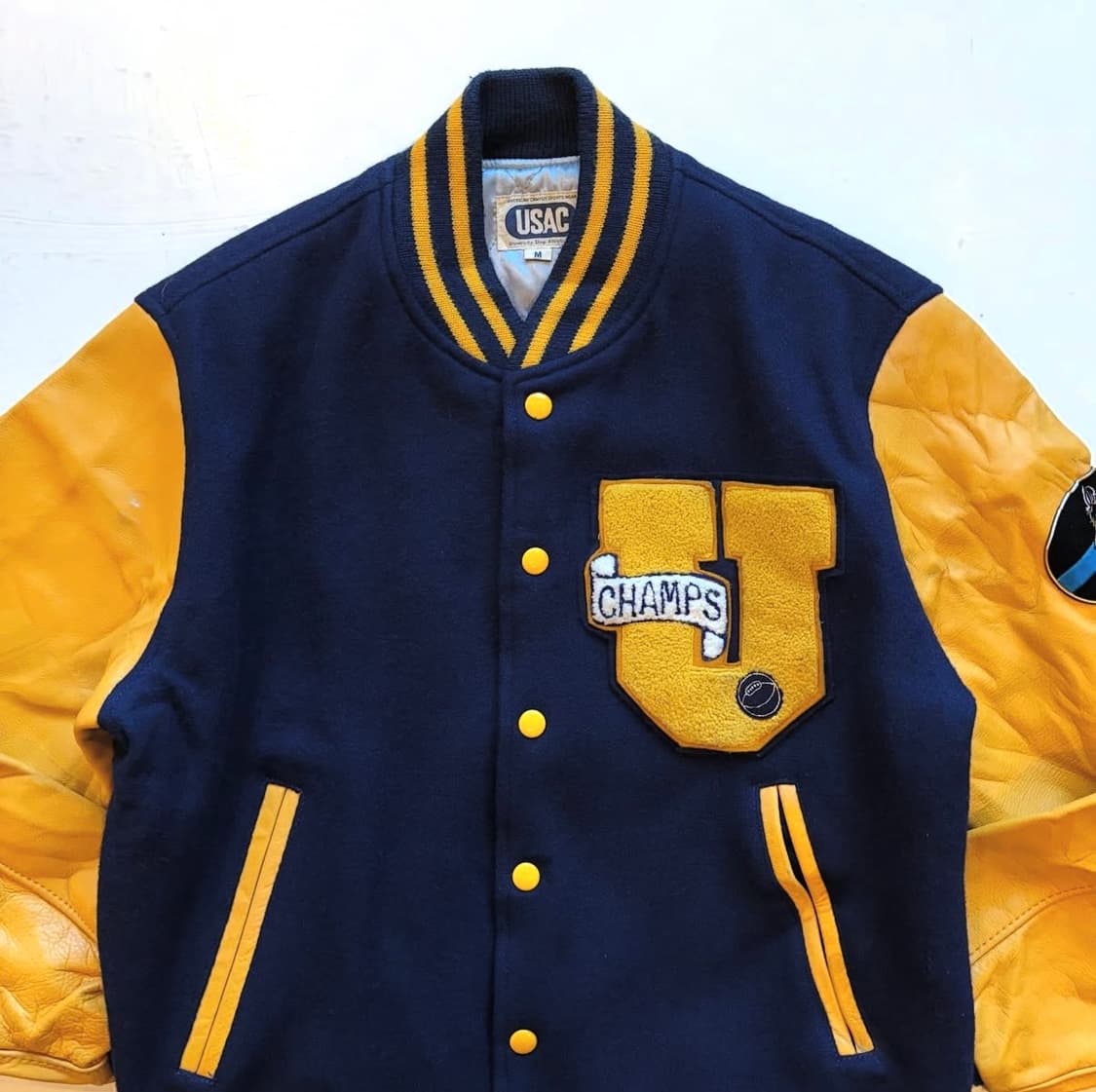 90’s USAC 바시티 자켓 상품이미지1