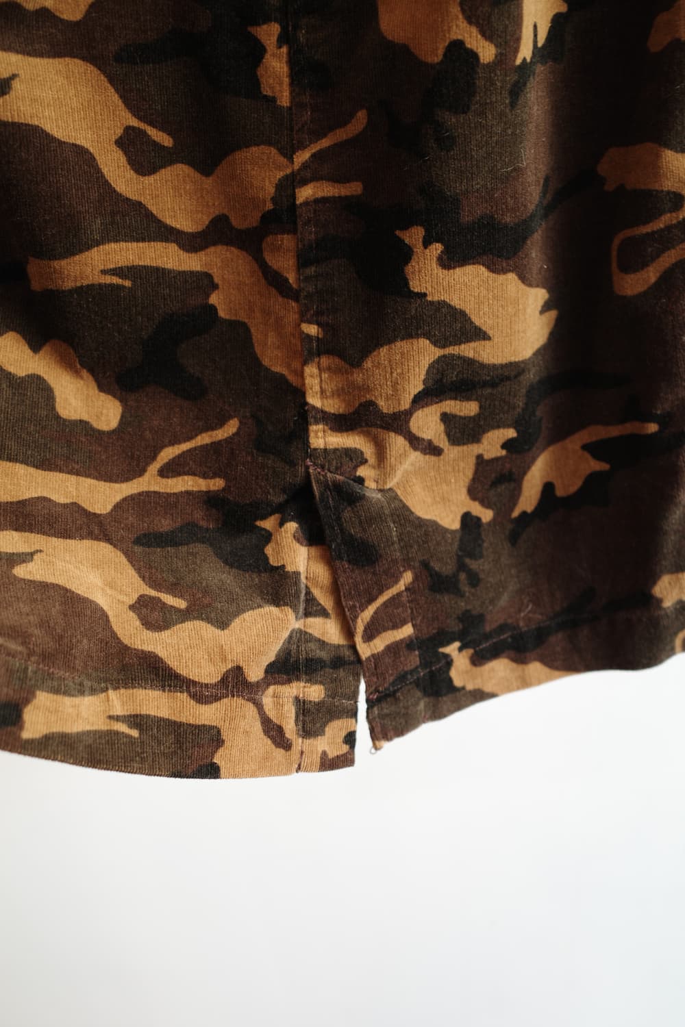 W closet 카모패턴 코듀로이 밴딩 스커트 (26~29인치) 상품이미지4