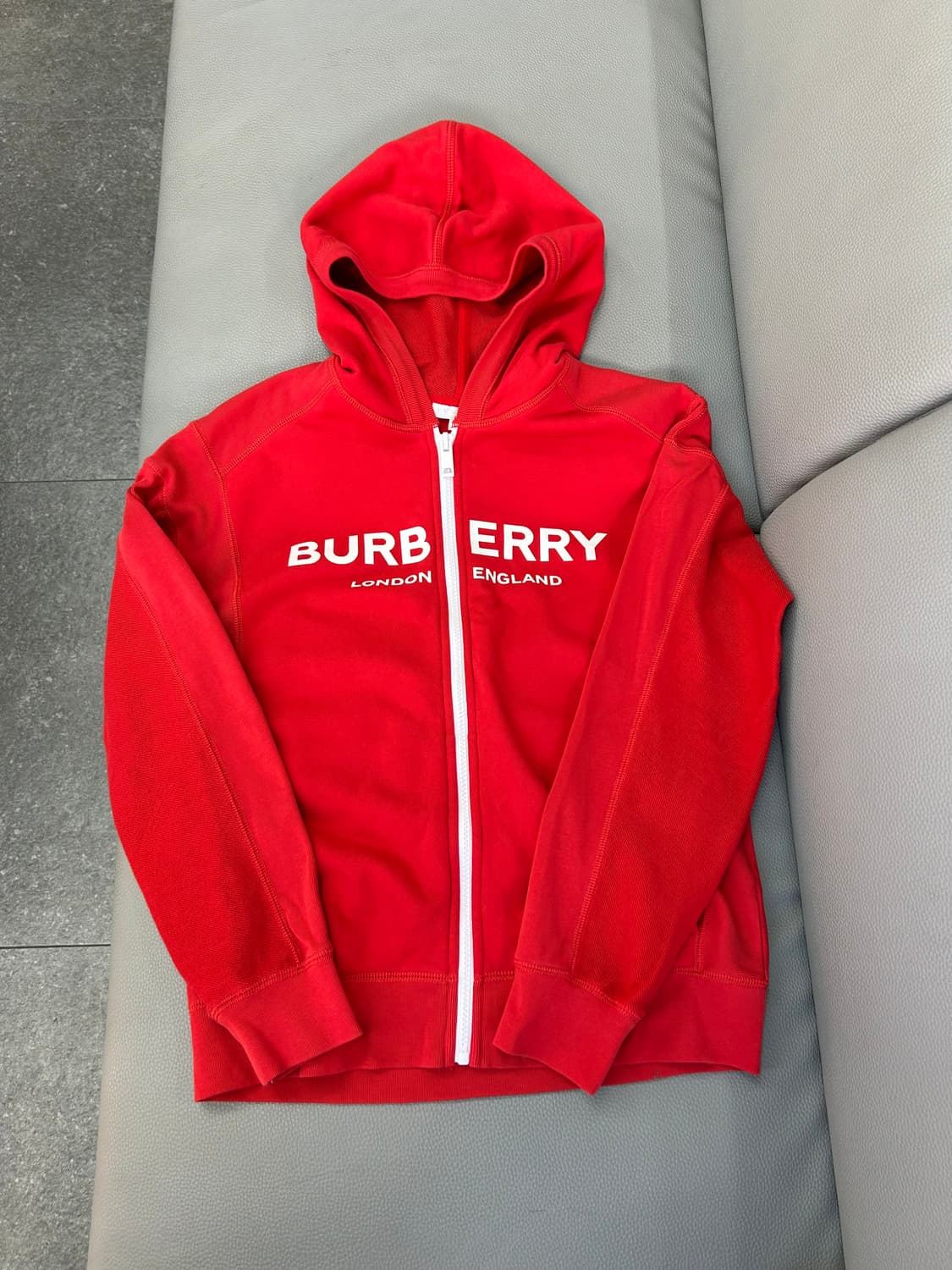 버버리 로고 프린팅 후드 집업(14세/루즈55,66) 상품이미지5