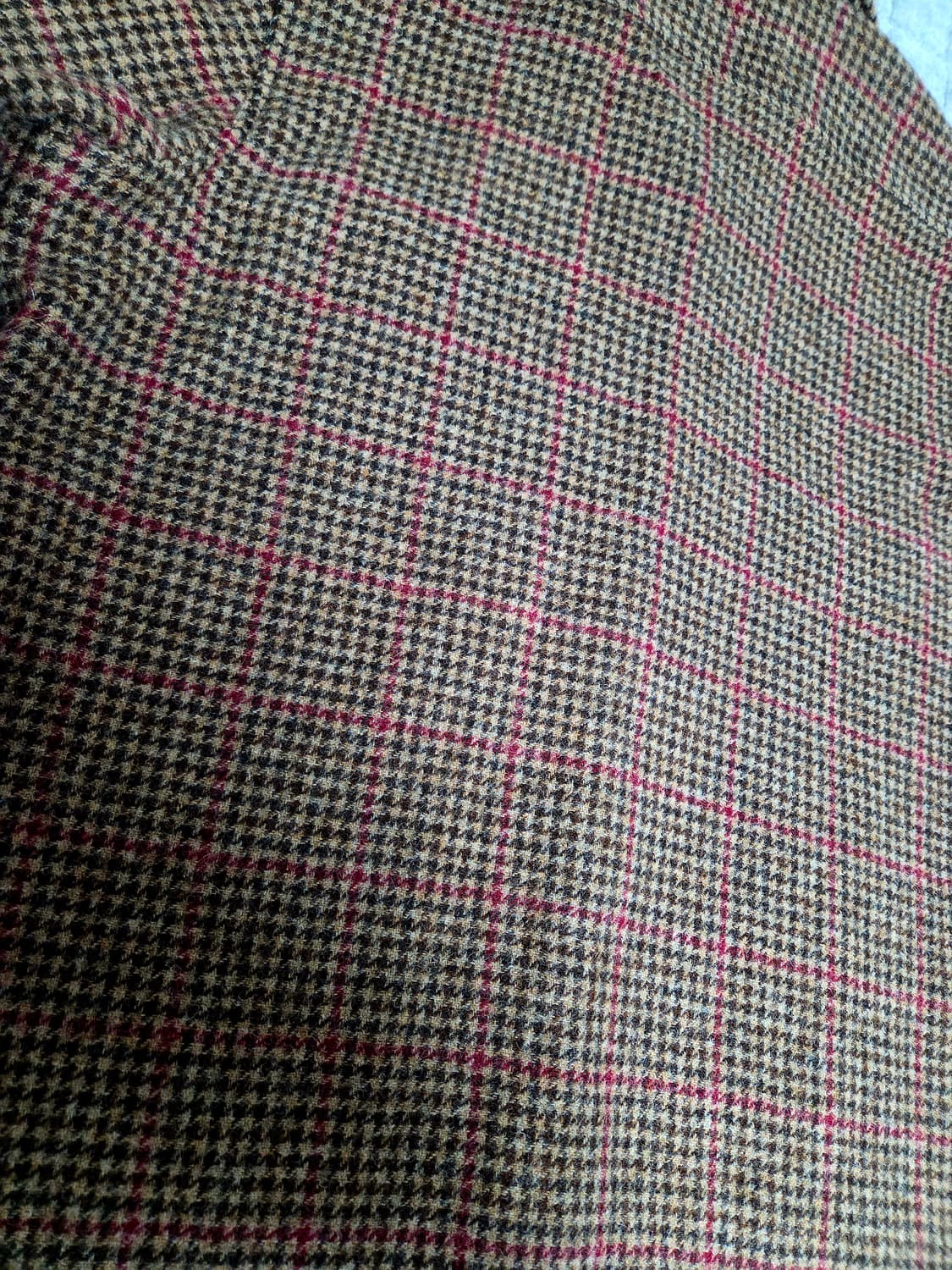 L,105) 폴로 셰틀랜드 브라운 울 오버셔츠 팝니다. 상품이미지5