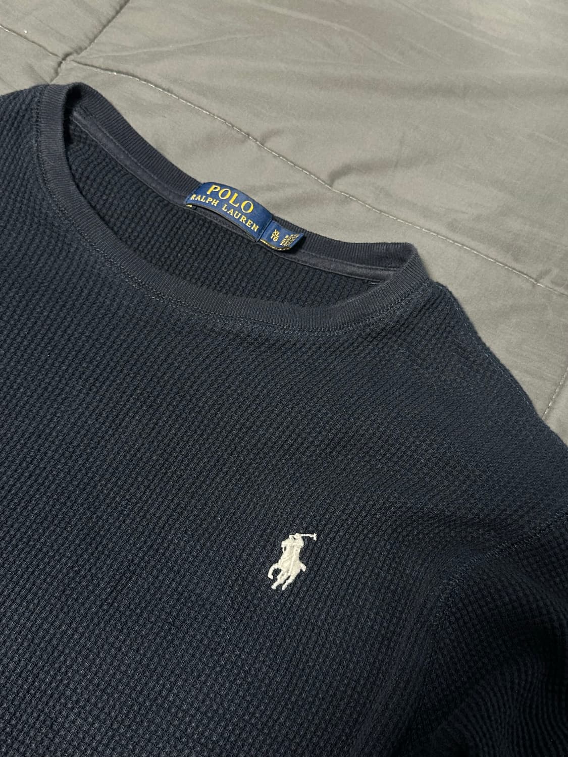 폴로 랄프 로렌 네이비 와플 니트 상품이미지2