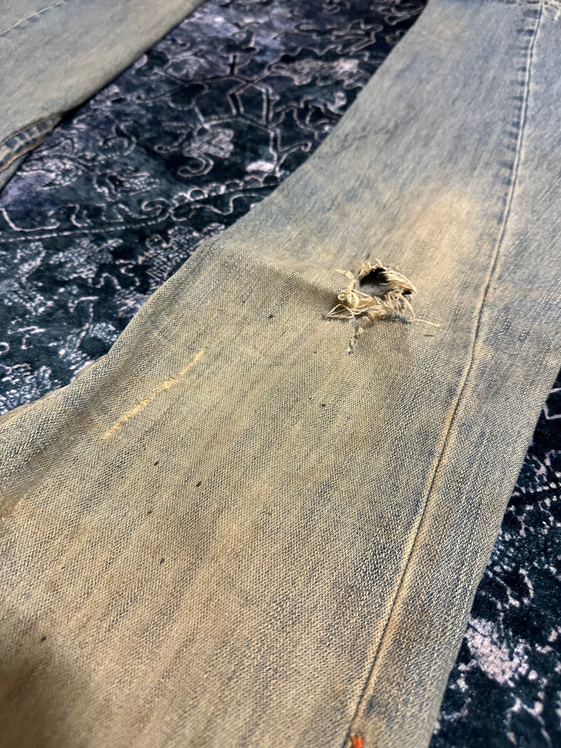 True religion mud washed flared jean 상품이미지5