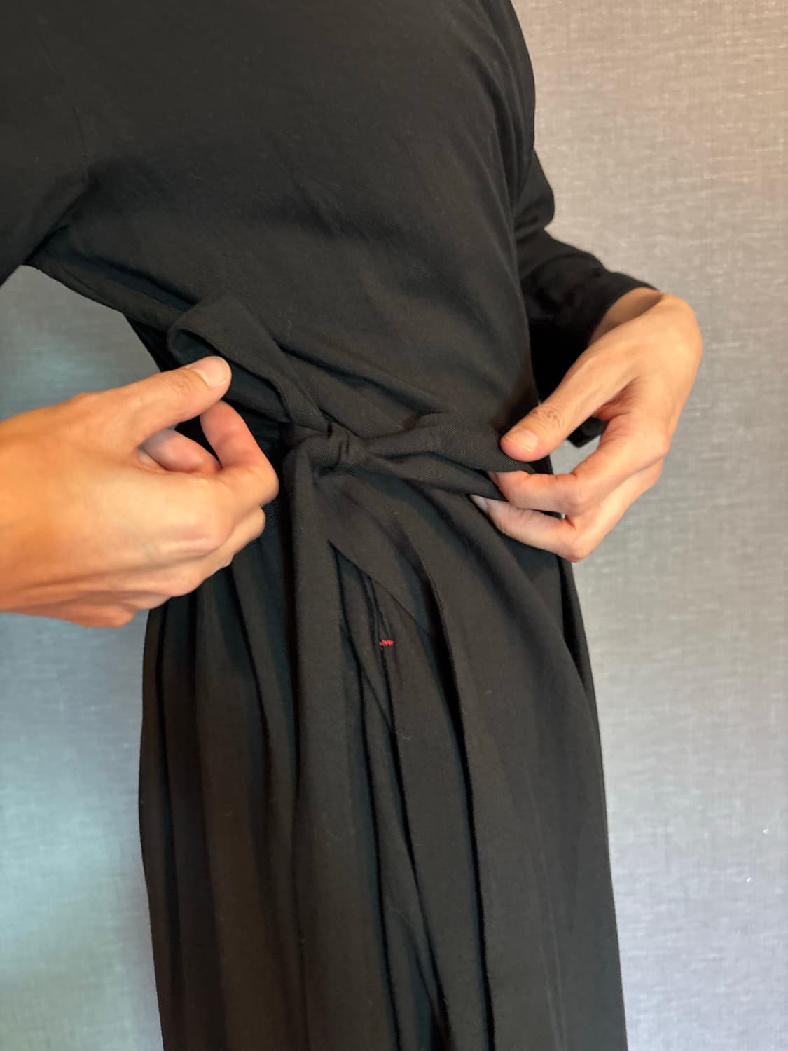 유니클로 X 이네스 드 라 프레상쥬 블랙 랩 원피스 상품이미지8